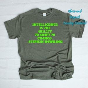 Stephen Hawking shirt